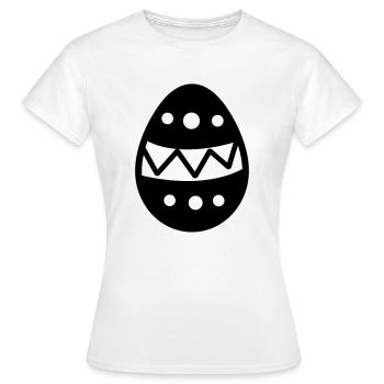 oeuf de paques - T-shirt Femme - blanc - Devant - AI Model Female 172 dark (172cm)