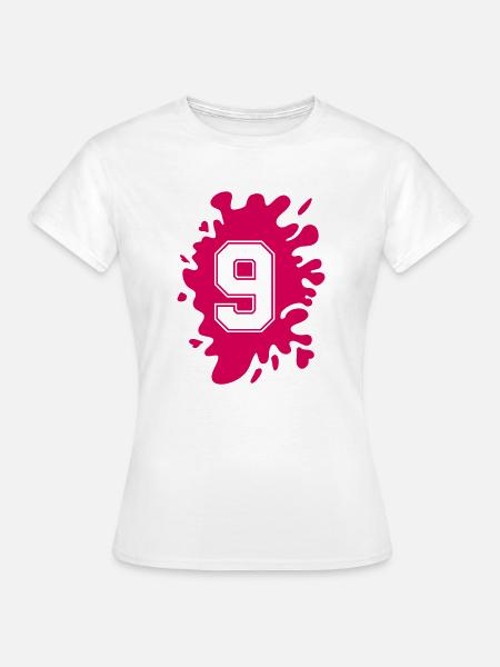 klecks 9 - Frauen T-Shirt - Weiß