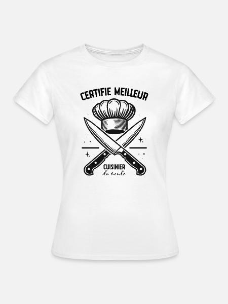 Bester Koch - Frauen T-Shirt - Weiß