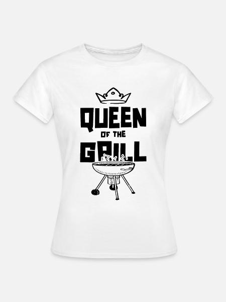 queen königin - Frauen T-Shirt - Weiß