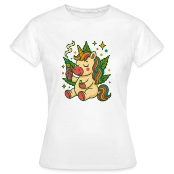 10 - T-shirt Femme - blanc - Devant - AI Model Female 172 dark (172cm)