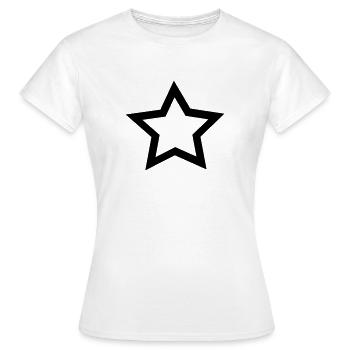 Star! - T-shirt Femme - blanc - Devant - AI Model Female 172 dark (172cm)