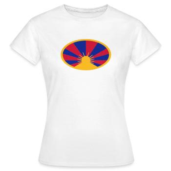 Tibet - Frauen T-Shirt - Weiß - Vorne - AI Model Female 172 dark (172cm)