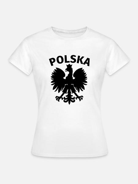 Ich liebe Polska - Eagle - Rzeczpospolita Polska - Frauen T-Shirt - Weiß