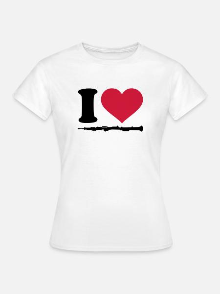 Oboe - Frauen T-Shirt - Weiß