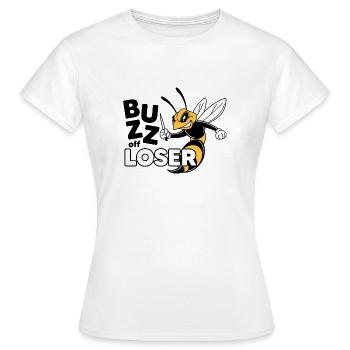 Abeille et perdant - T-shirt Femme - blanc - Devant - AI Model Female 172 dark (172cm)