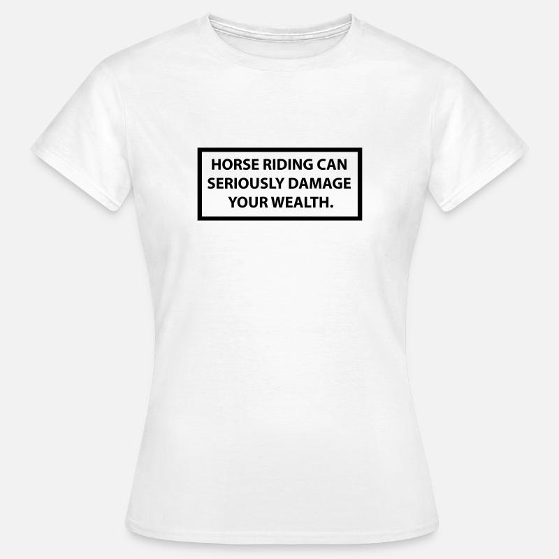 Pferd - Frauen T-Shirt - Weiß