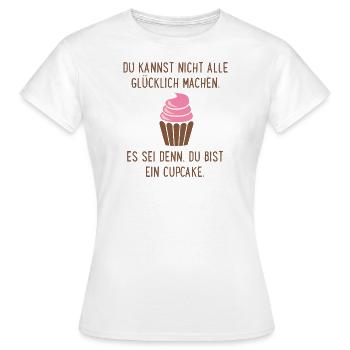 Cupcake - Frauen T-Shirt - Weiß - Vorne - AI Model Female 172 dark (172cm)