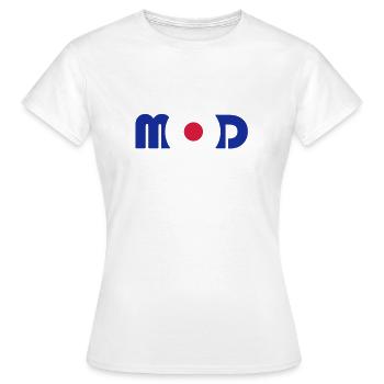 Mod Logo - Frauen T-Shirt - Weiß - Vorne - AI Model Female 172 dark (172cm)