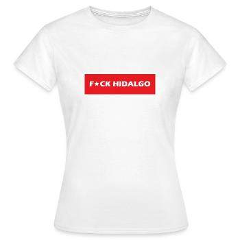 F CK HIDALGO sports team CDG star - Women's T-Shirt - white - Front - AI Model Female 172 dark (172cm)