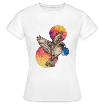 Free Bird - Frauen T-Shirt - Weiß - Vorne - AI Model Female 172 dark (172cm)