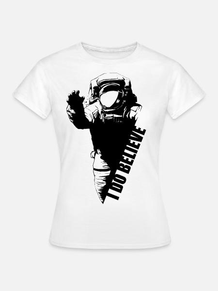astronaut - Vrouwen T-shirt - wit