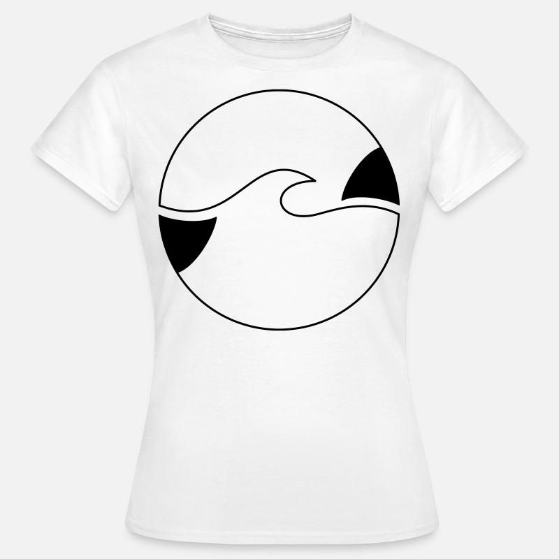 Wave - Women's T-Shirt - white