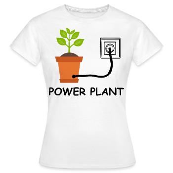 Jardinage Jardin Génie Électrique Cadeau Drôle - T-shirt Femme - blanc - Devant - AI Model Female 172 dark (172cm)