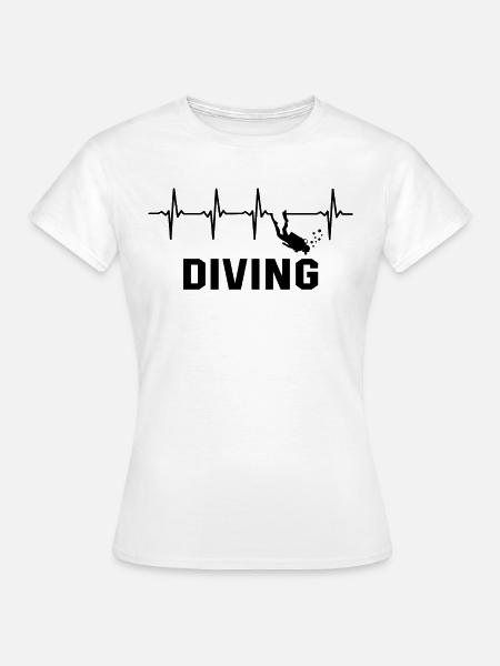 Plongée - T-shirt Femme - blanc