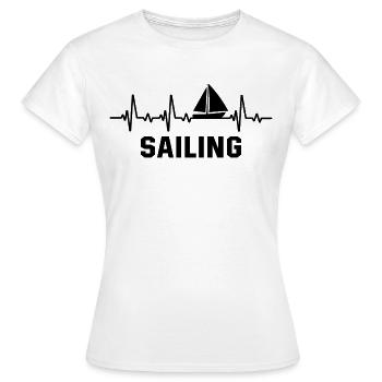 Navigation - T-shirt Femme - blanc - Devant - AI Model Female 172 dark (172cm)