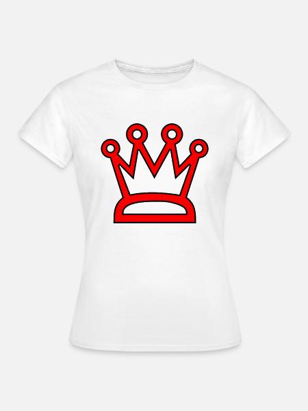 Krone - Frauen T-Shirt - Weiß