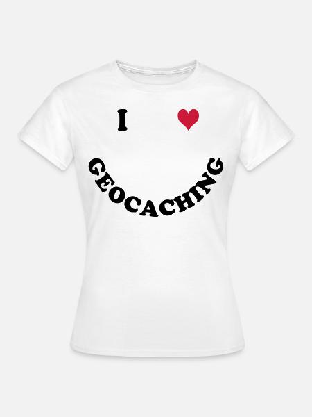 Geocaching - Frauen T-Shirt - Weiß