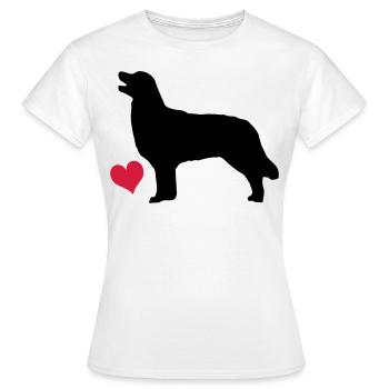 retriever - T-shirt Femme - blanc - Devant - AI Model Female 172 dark (172cm)