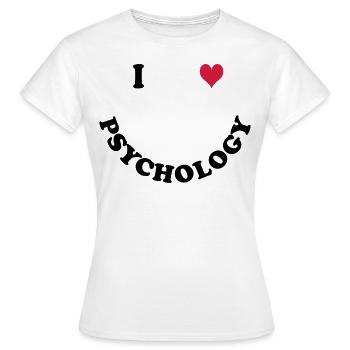 Psychologie - T-shirt Femme - blanc - Devant - AI Model Female 172 dark (172cm)