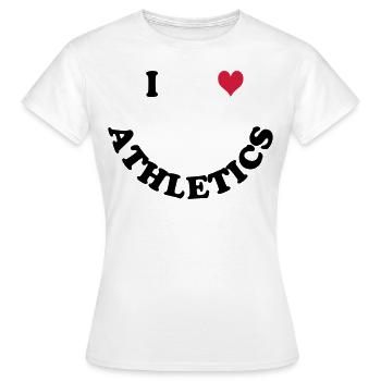 Athlétisme - T-shirt Femme - blanc - Devant - AI Model Female 172 dark (172cm)