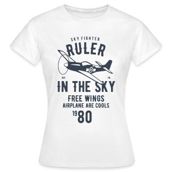 Ruler In The Sky - Women's T-Shirt - white - Front - AI Model Female 172 dark (172cm)