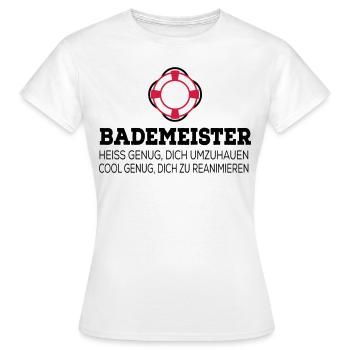 Maître-nageur - T-shirt Femme - blanc - Devant - AI Model Female 172 dark (172cm)