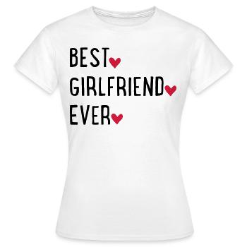 Amie - T-shirt Femme - blanc - Devant - AI Model Female 172 dark (172cm)