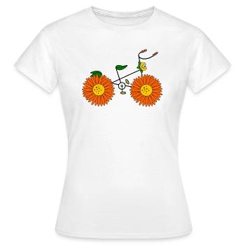 Gruenes Verkehrsmittel - Frauen T-Shirt - Weiß - Vorne - AI Model Female 172 dark (172cm)