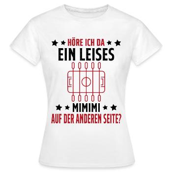 Tischfussball Geschenk Fans Wuzler Tischfussball - Frauen T-Shirt - Weiß - Vorne - AI Model Female 172 dark (172cm)