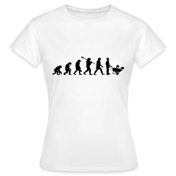 Jardinier Evolution Jardin Fleurs Plantes - T-shirt Femme - blanc - Devant - AI Model Female 172 dark (172cm)