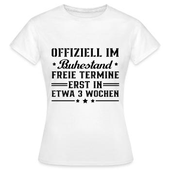 Offiziell im ruhestand - Frauen T-Shirt - Weiß - Vorne - AI Model Female 172 dark (172cm)