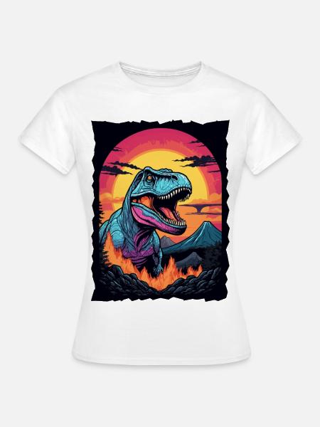 Tyrannosaurus Rex - Frauen T-Shirt - Weiß