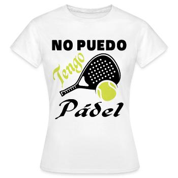 Ich kann keine Padel-Padel-Athleten haben - Frauen T-Shirt - Weiß - Vorne - AI Model Female 172 dark (172cm)