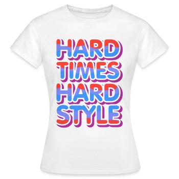 Hardstyle Rave Techno Sort Fêter Festival - T-shirt Femme - blanc - Devant - AI Model Female 172 dark (172cm)