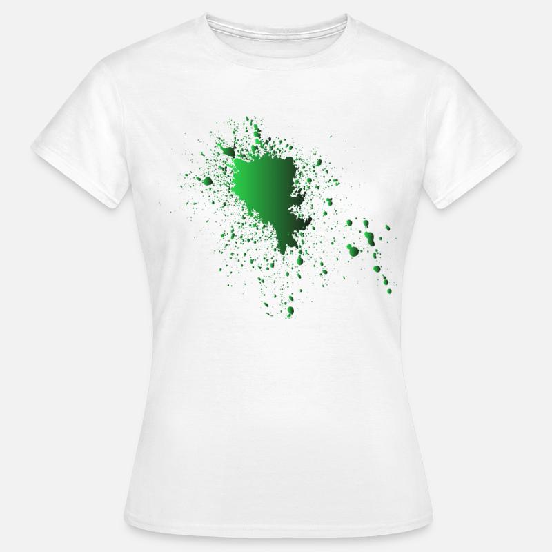 Patch couleur Ooops - T-shirt Femme - blanc