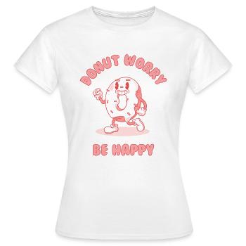 Donut - T-shirt Femme - blanc - Devant - AI Model Female 172 dark (172cm)