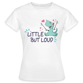 Petit mais bruyant - T-shirt Femme - blanc - Devant - AI Model Female 172 dark (172cm)