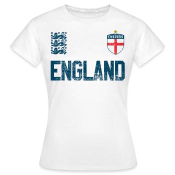 Angleterre - T-shirt Femme - blanc - Devant - AI Model Female 172 dark (172cm)