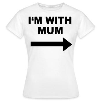 Baby - Women's T-Shirt - white - Front - AI Model Female 172 dark (172cm)
