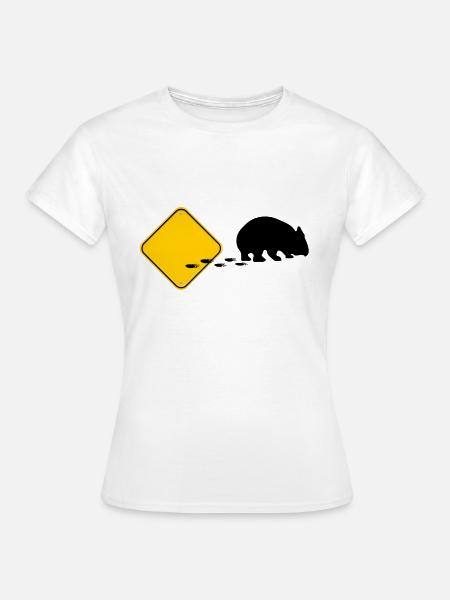 Wombat, Break out !!! - Frauen T-Shirt - Weiß