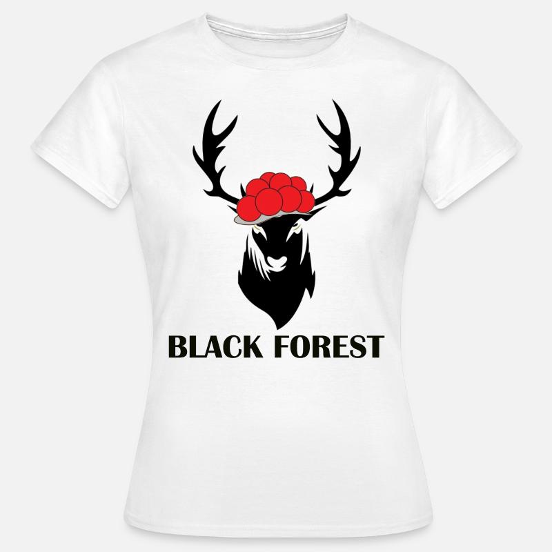 Deer Bollenhut Black Forest - Women's T-Shirt - white