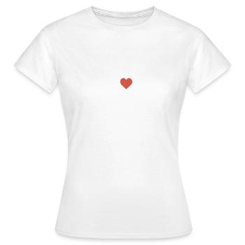 J'aime papa / j'aime papa papa - T-shirt Femme - blanc - Devant - AI Model Female 172 dark (172cm)