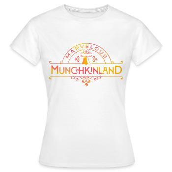 Wicked Design Marvelous Munchkinland - Frauen T-Shirt - Weiß - Vorne - AI Model Female 172 dark (172cm)