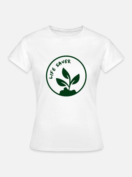Lebensretter - Frauen T-Shirt - Weiß