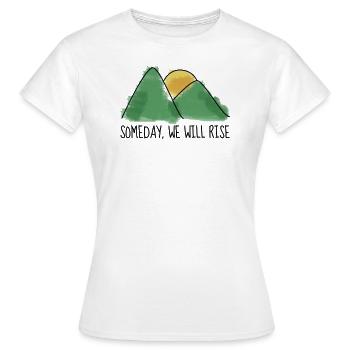 Gebirge - Frauen T-Shirt - Weiß - Vorne - AI Model Female 172 dark (172cm)