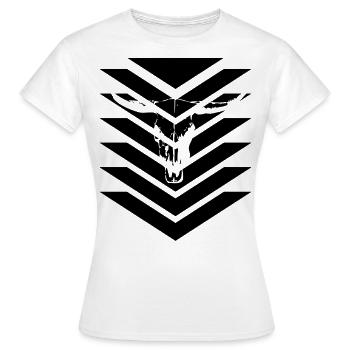 buffle - T-shirt Femme - blanc - Devant - AI Model Female 172 dark (172cm)