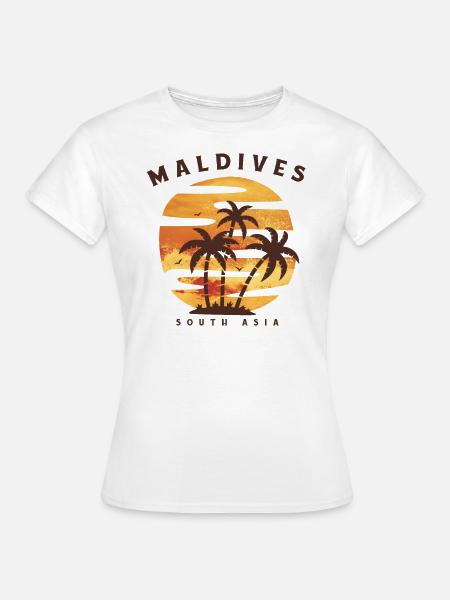 Malediven - Frauen T-Shirt - Weiß