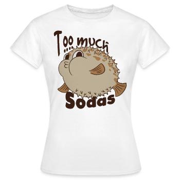 Soda Addict - Frauen T-Shirt - Weiß - Vorne - AI Model Female 172 dark (172cm)