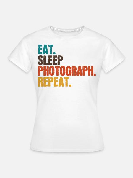 Fotografie-Zyklus - Frauen T-Shirt - Weiß